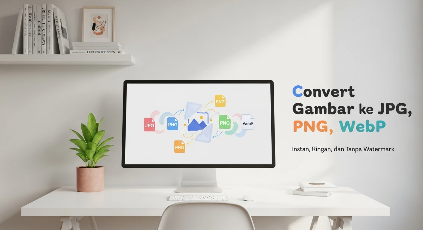 Convert Gambar ke JPG, PNG, & WebP Instan