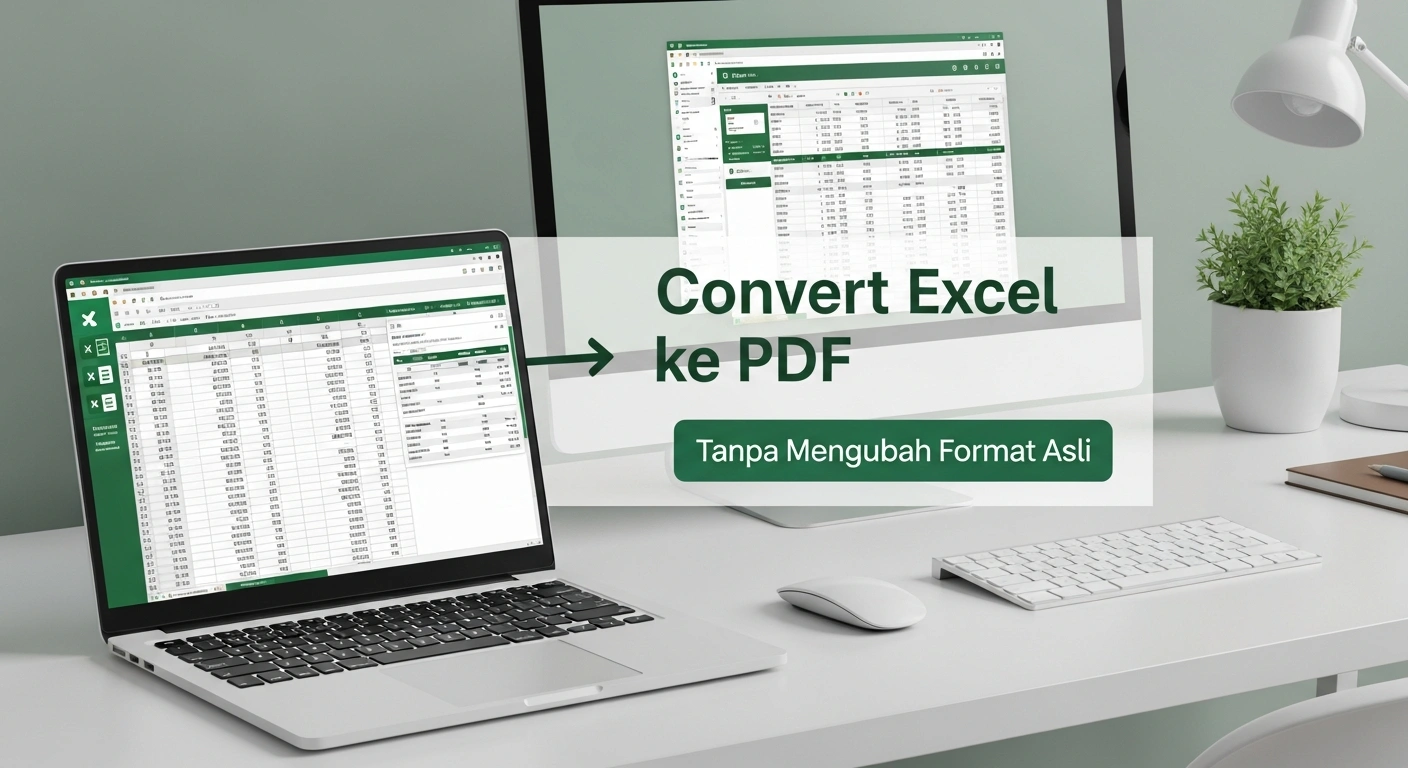 Convert Excel ke PDF Tanpa Mengubah Format